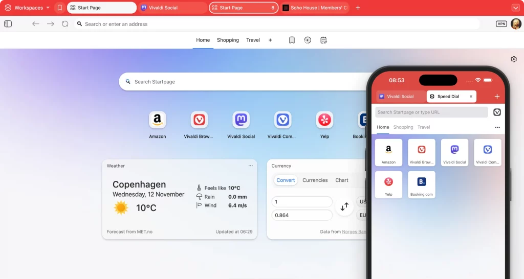 Vivaldi Screenshot